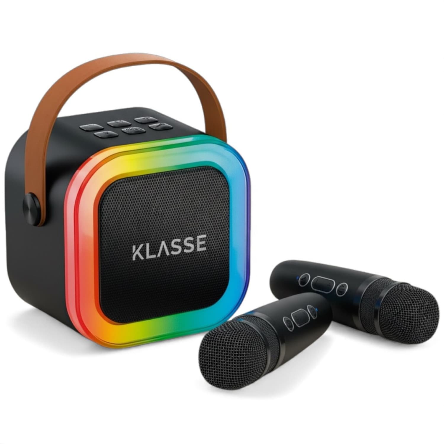 Parlante Bluetooth de karaoke Klasse KS9002 negro