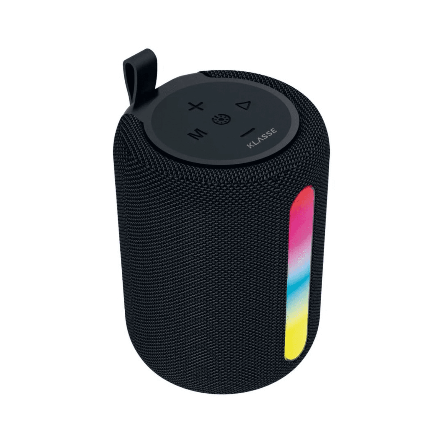 Parlante Bluetooth Klasse KS9003 negro con luces RGB