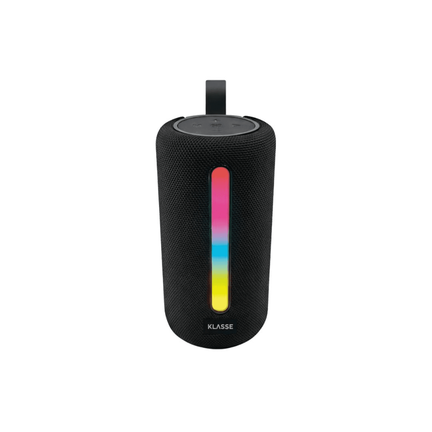 Parlante Bluetooth Klasse KS9004 negro con luces de colores