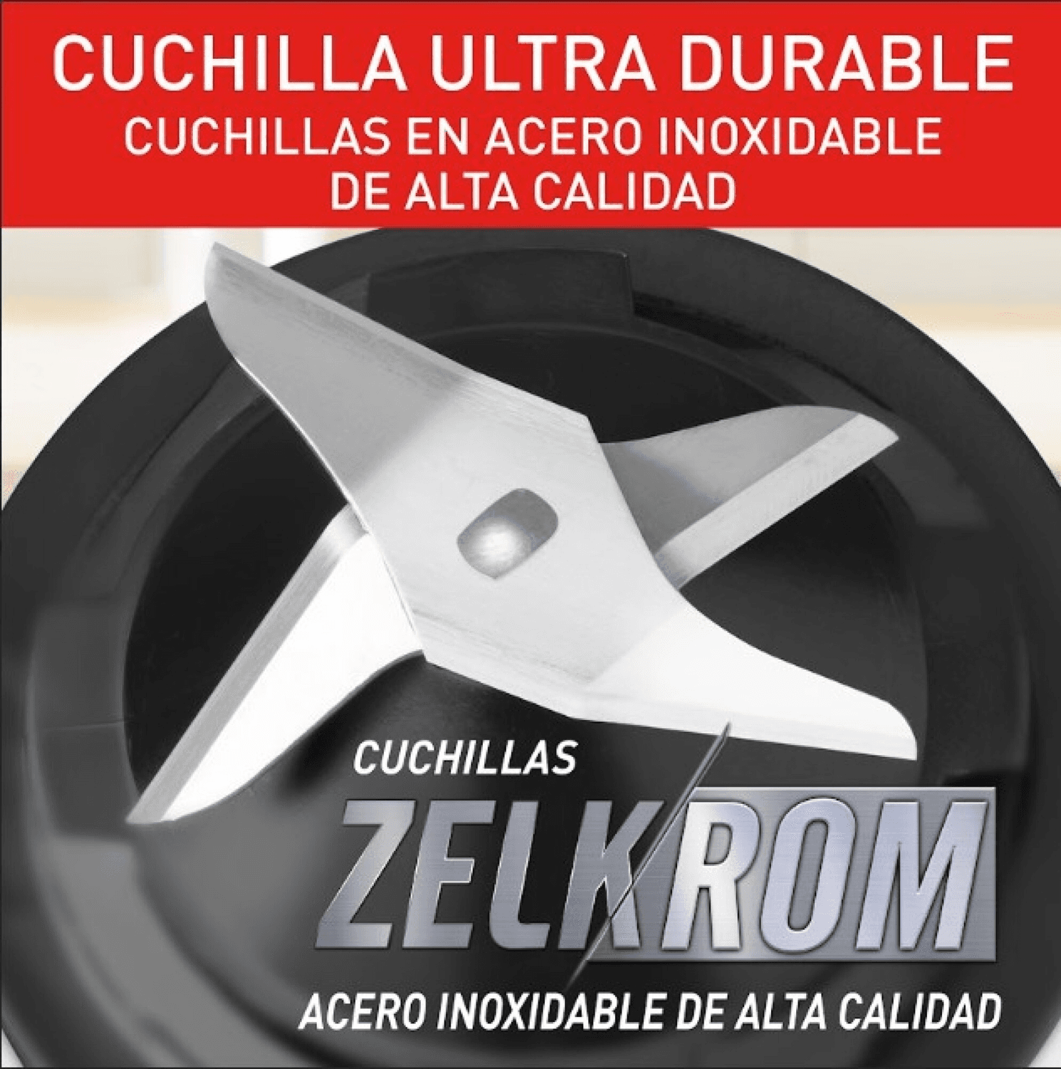 Cuchilla de acero inoxidable de la licuadora Moulinex LM2788VO