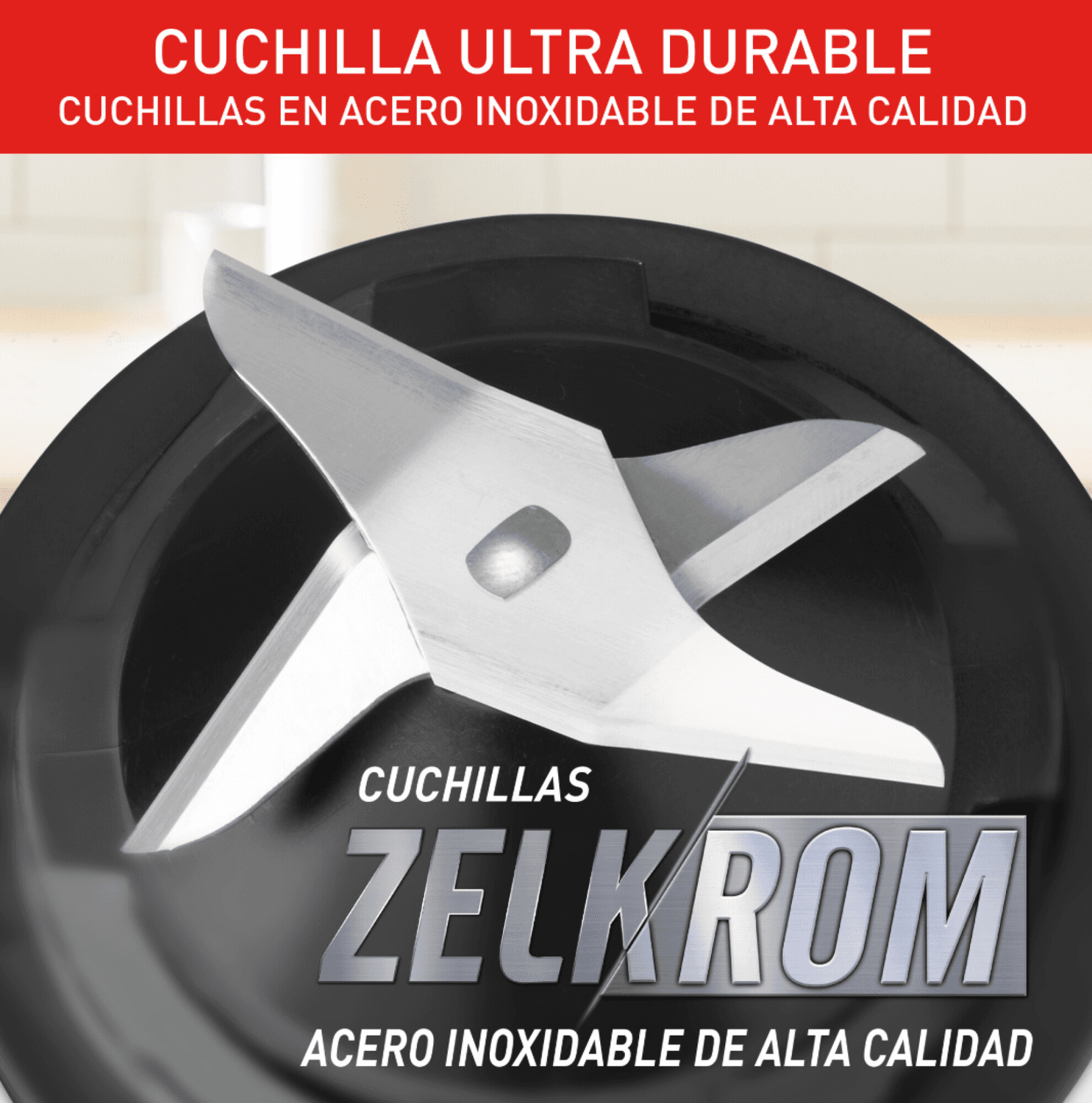 Cuchilla de acero inoxidable de la licuadora Moulinex LM2891VO