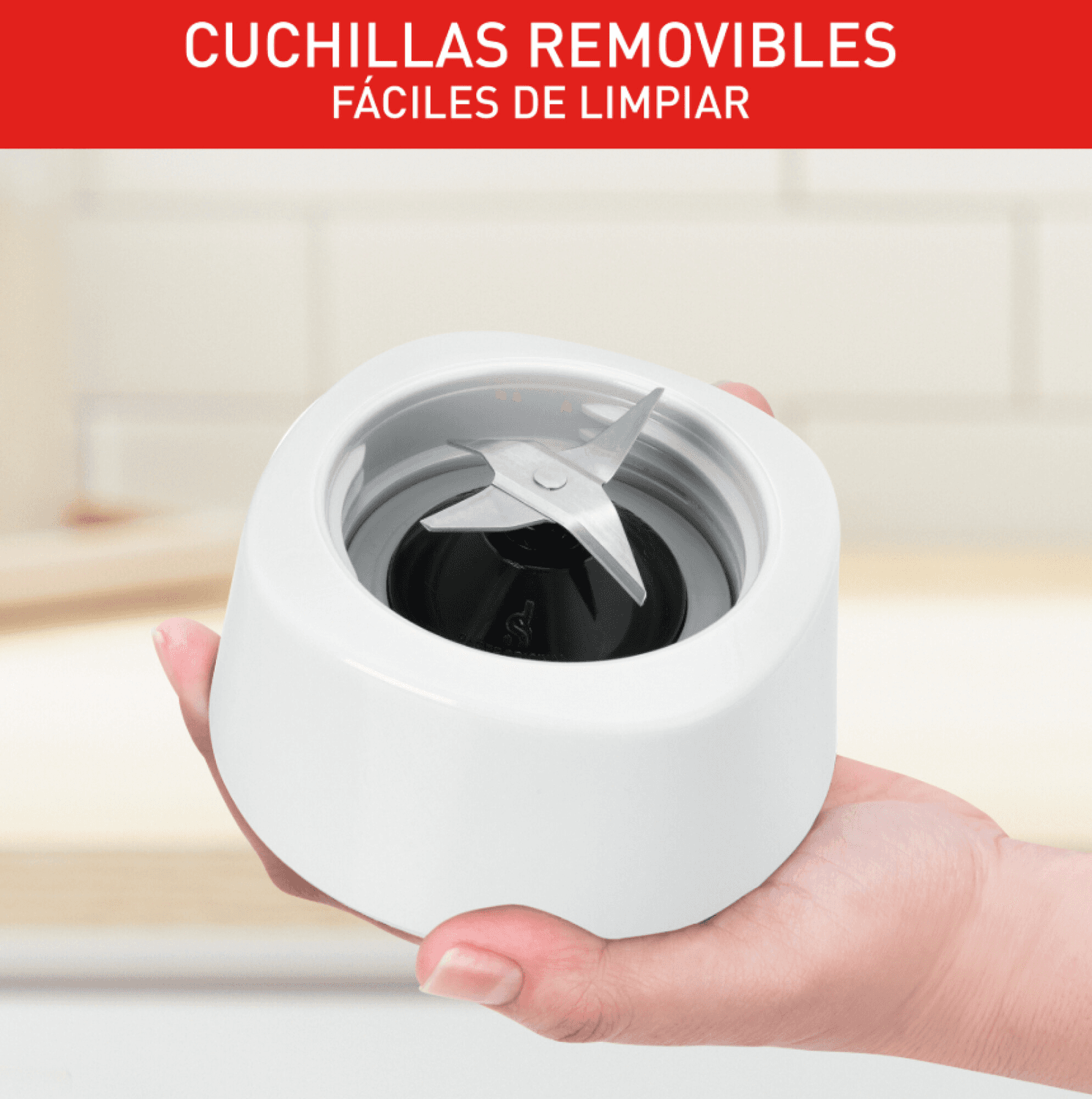 Cuchillas removibles de la licuadora Moulinex Powermix LM2891VO