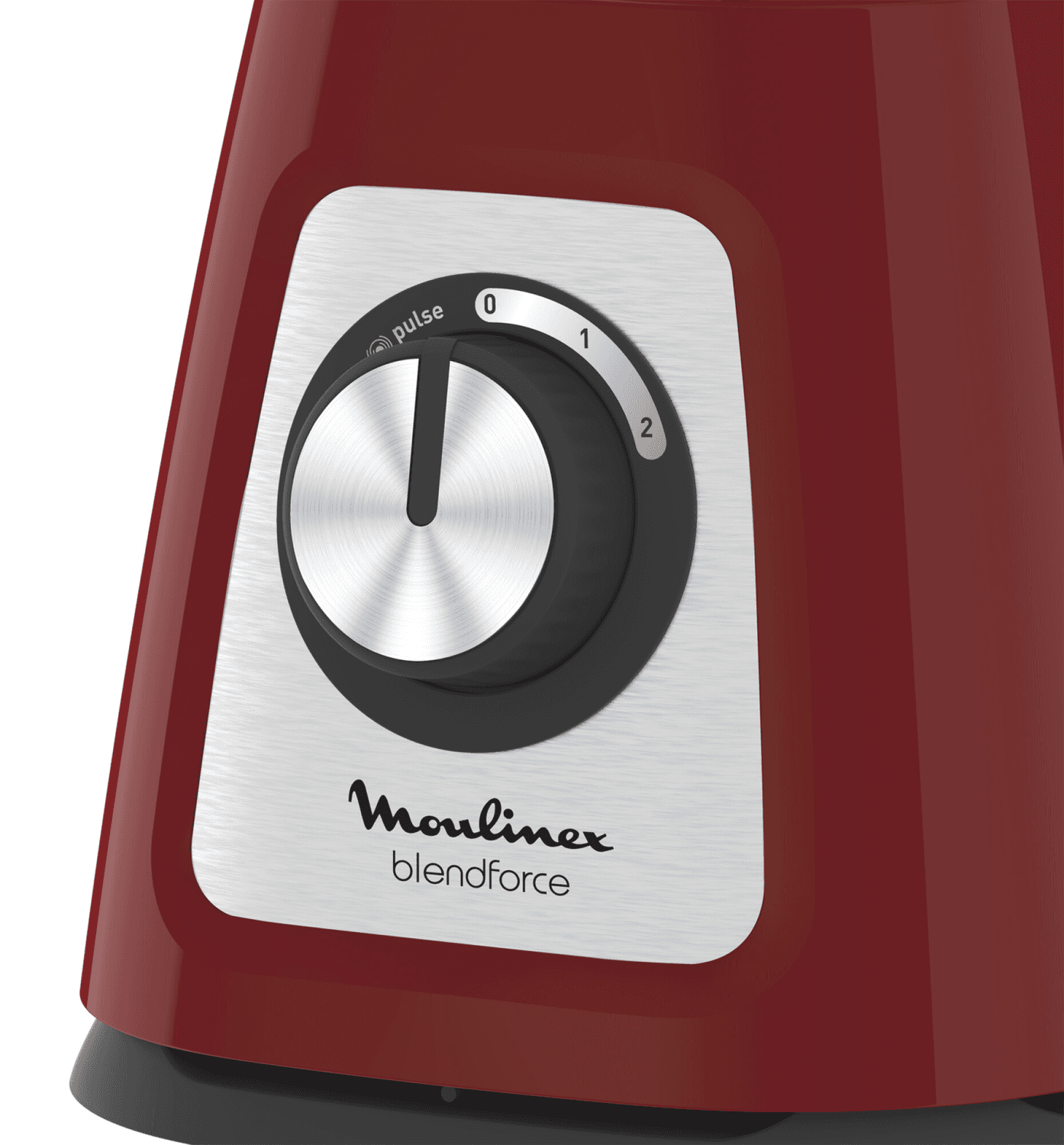 Perilla con posiciones 0, 1, 2 y Pulse de la licuadora Moulinex Blendforce LM430510