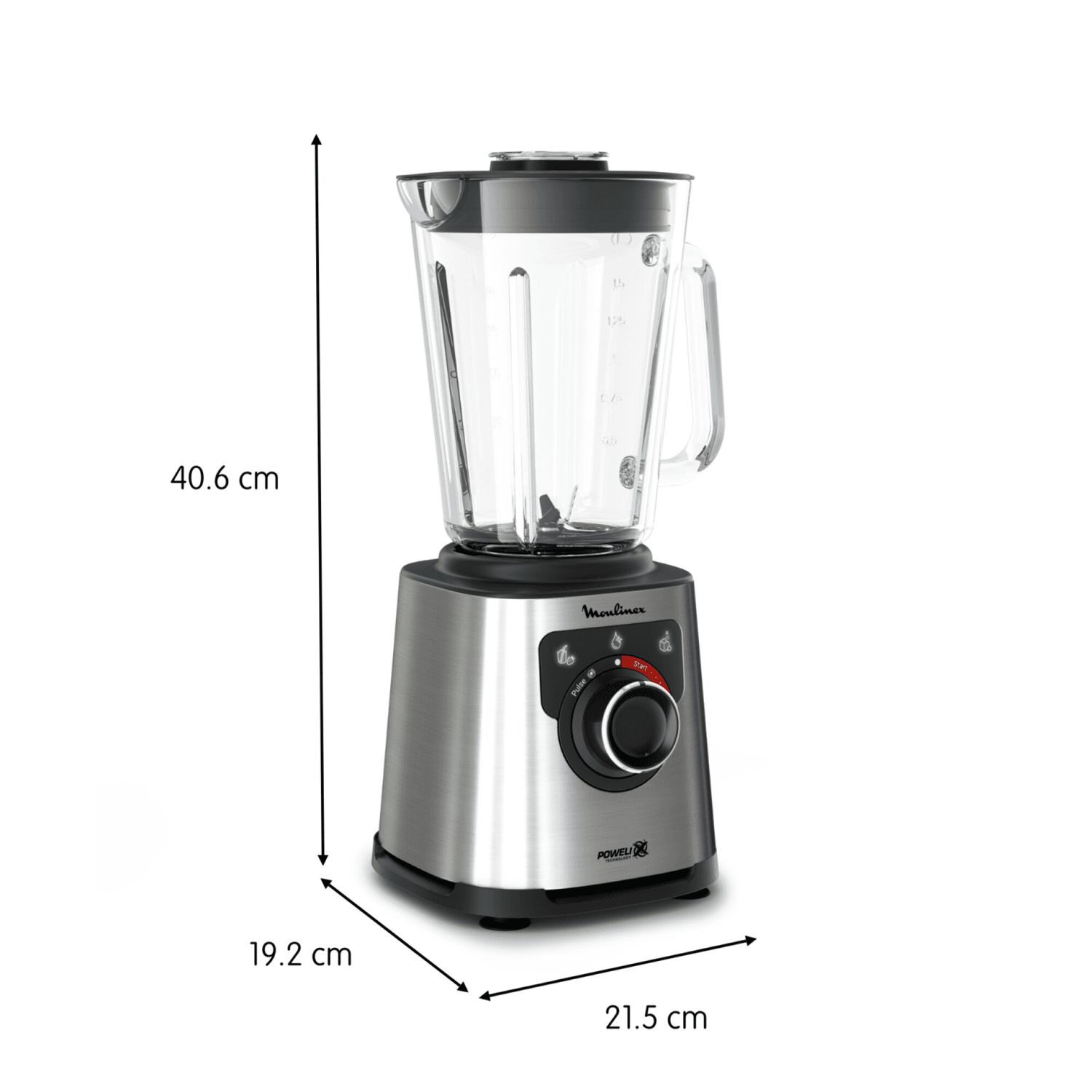 Medidas de la licuadora Moulinex PerfectMix LM871D10