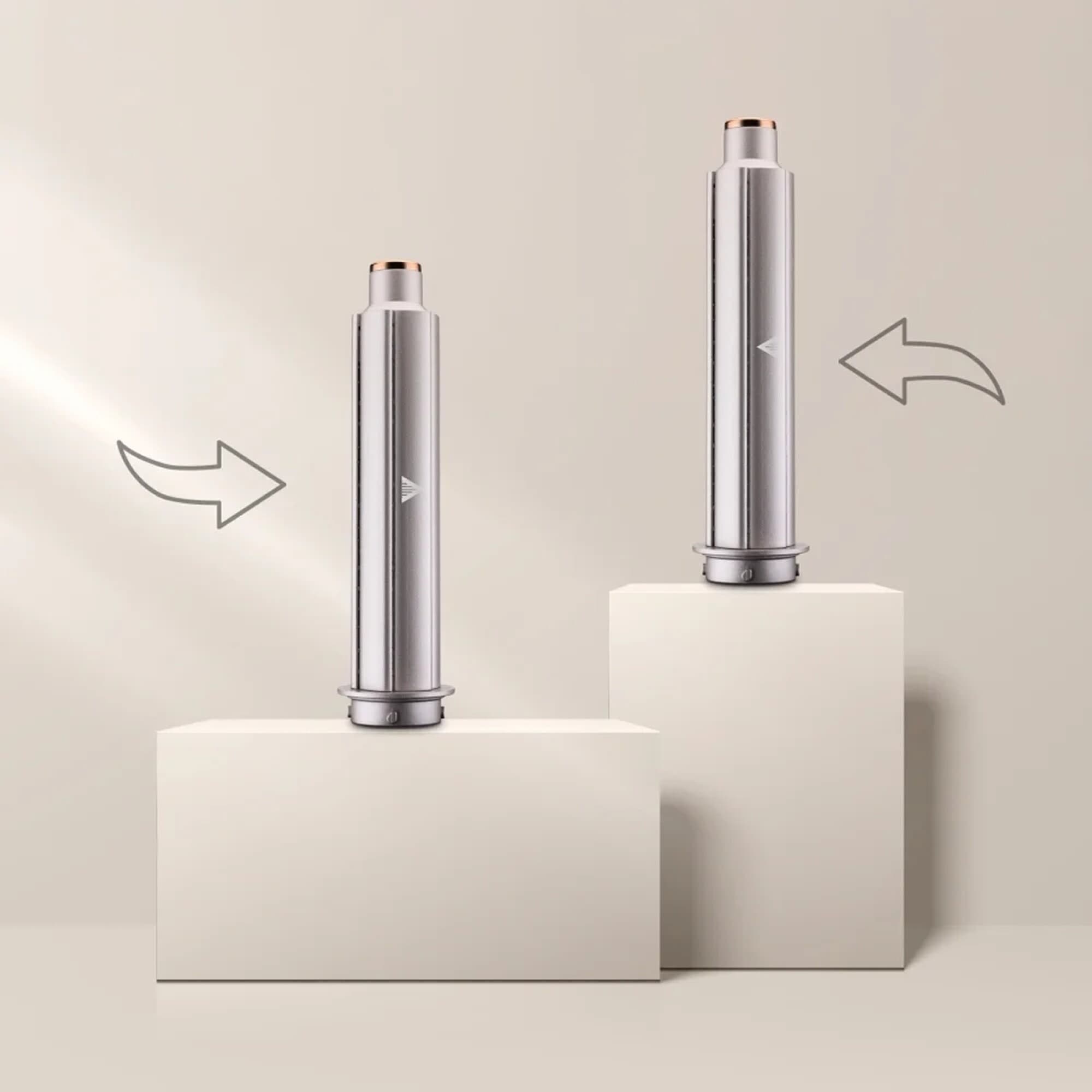 Dos barrales del moldeador Ufesa Pro Glam Twist