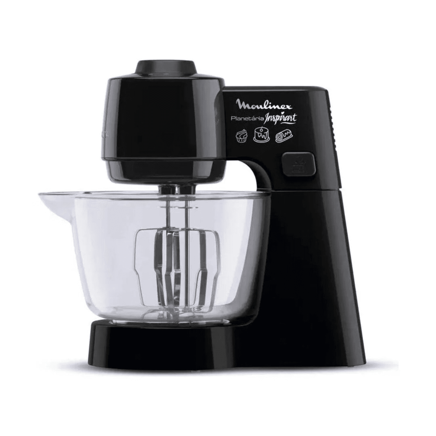 Batidora planetaria Moulinex QA710855 con batidores y bowl de 3,2 L