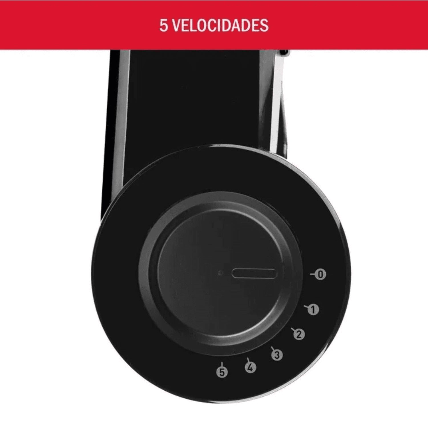 Selector de 5 velocidades de la batidora Moulinex QA710855