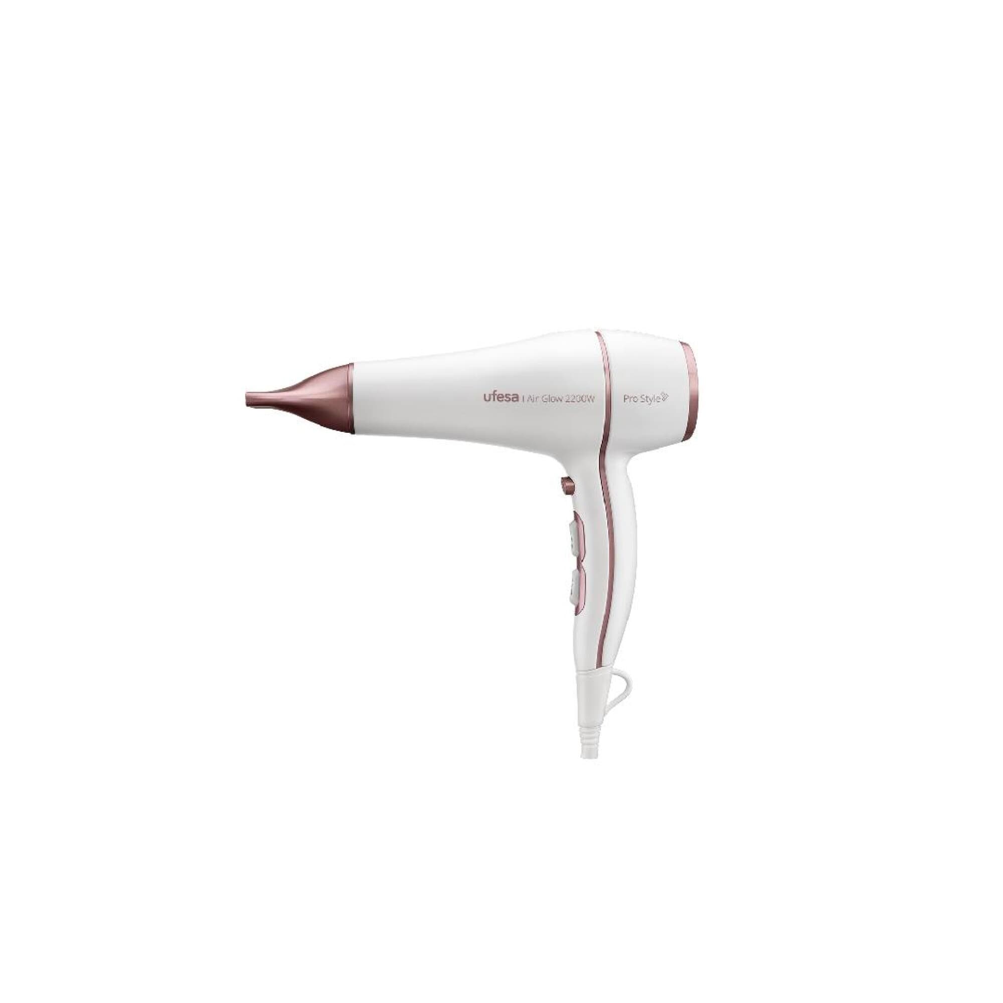 Secador de pelo Ufesa Air Glow de perfil