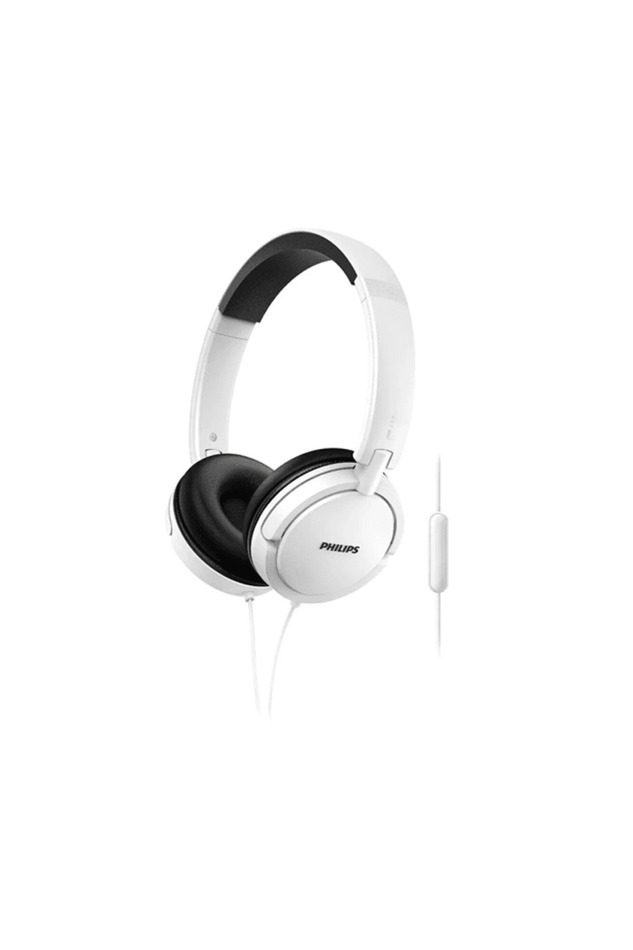 Auriculares on ear Philips SHL5005WT/00 blancos con micrófono