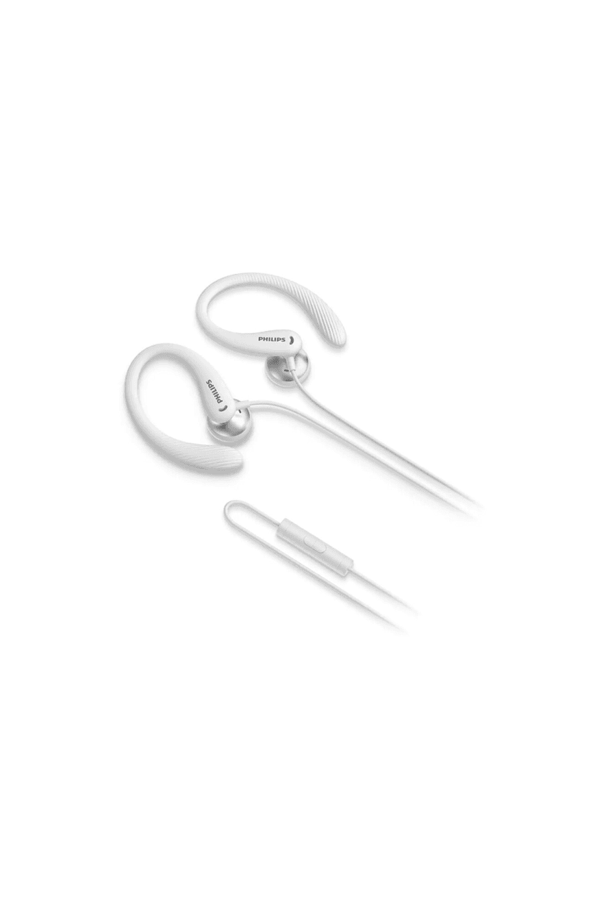 Auriculares Philips TAA1105/00 blancos vistos de costado