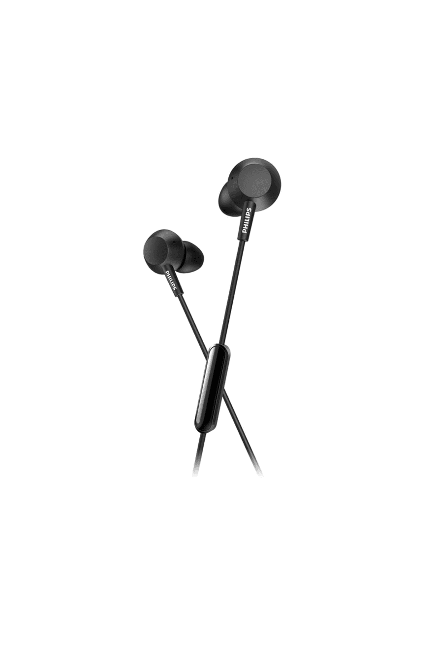 Auriculares Philips TAE4105BK/00 con control remoto en el cable