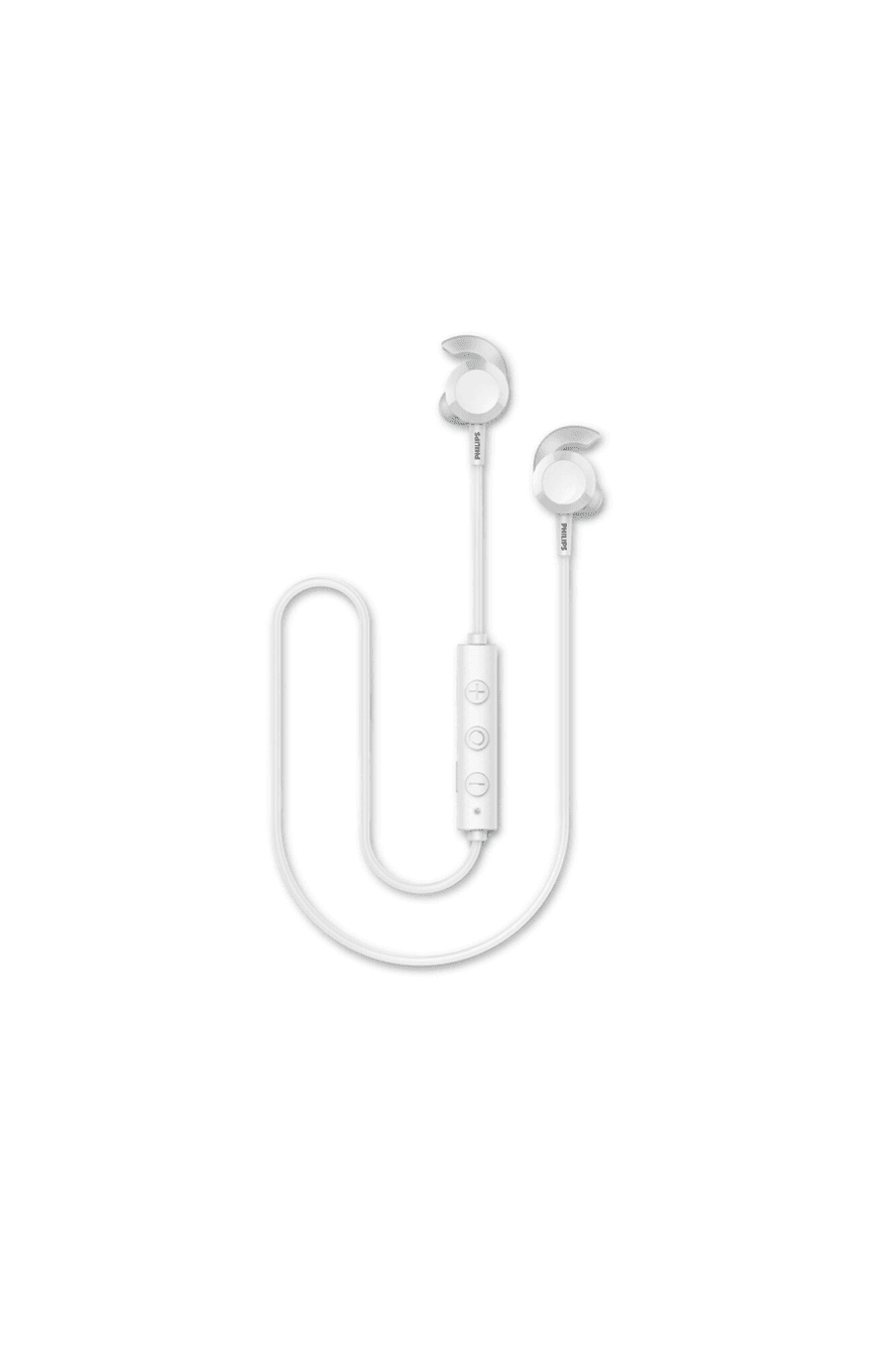 Auriculares in ear Philips TAE4205WT/00 blancos con cable plano