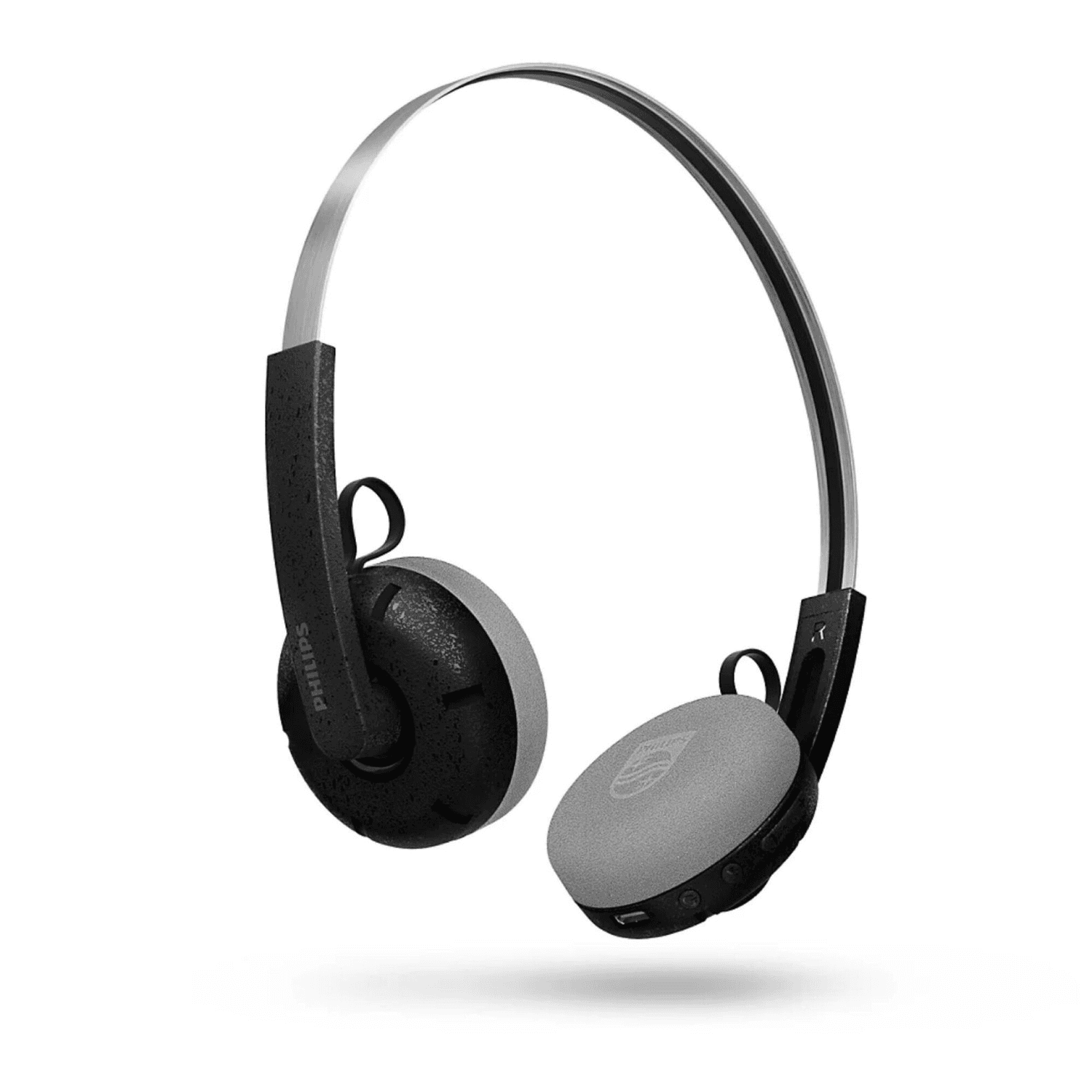 Auriculares Philips Retro TAH2000/00 negros en vista angulada