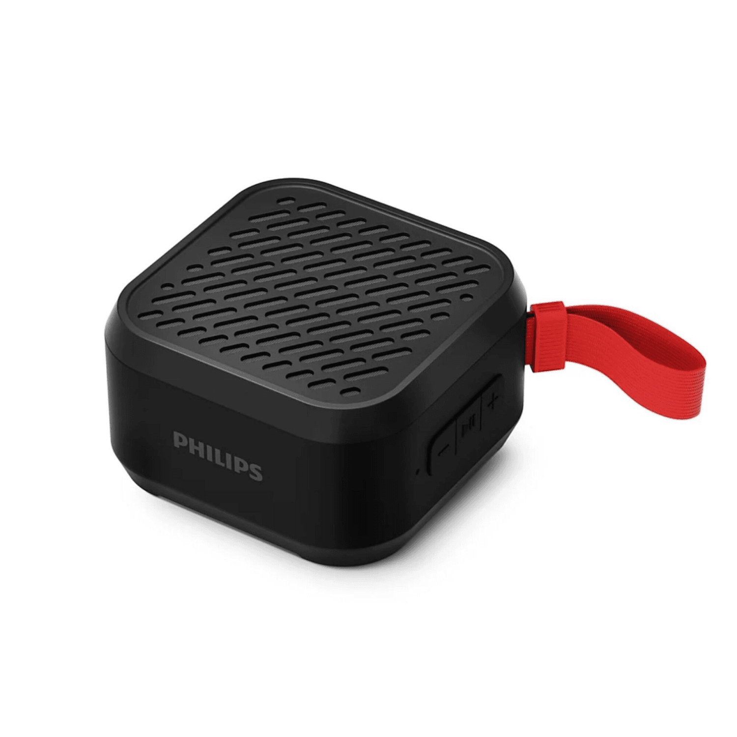 Parlante Bluetooth Philips TAS1000B/00 negro con correa roja