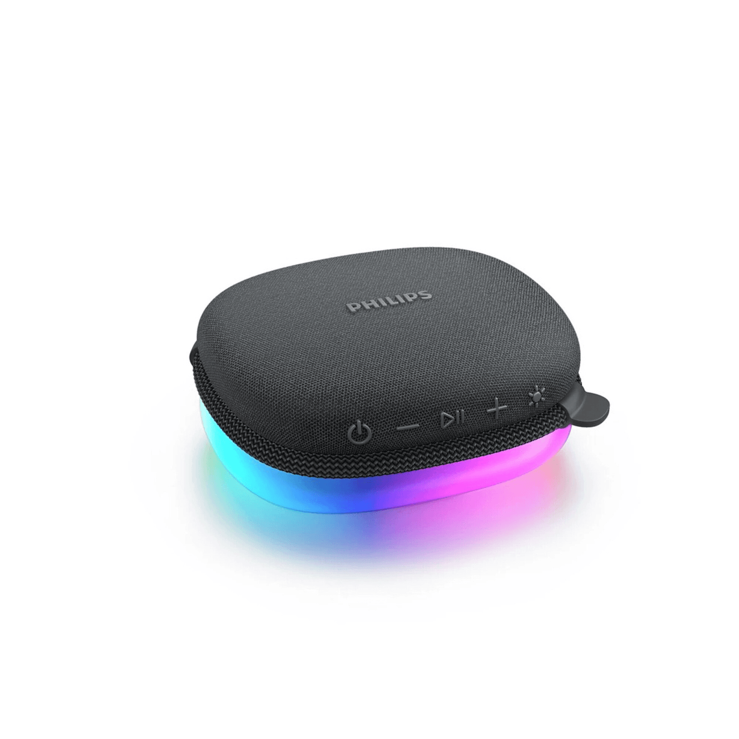 Parlante Philips TAS2307BK/97 con luces encendidas