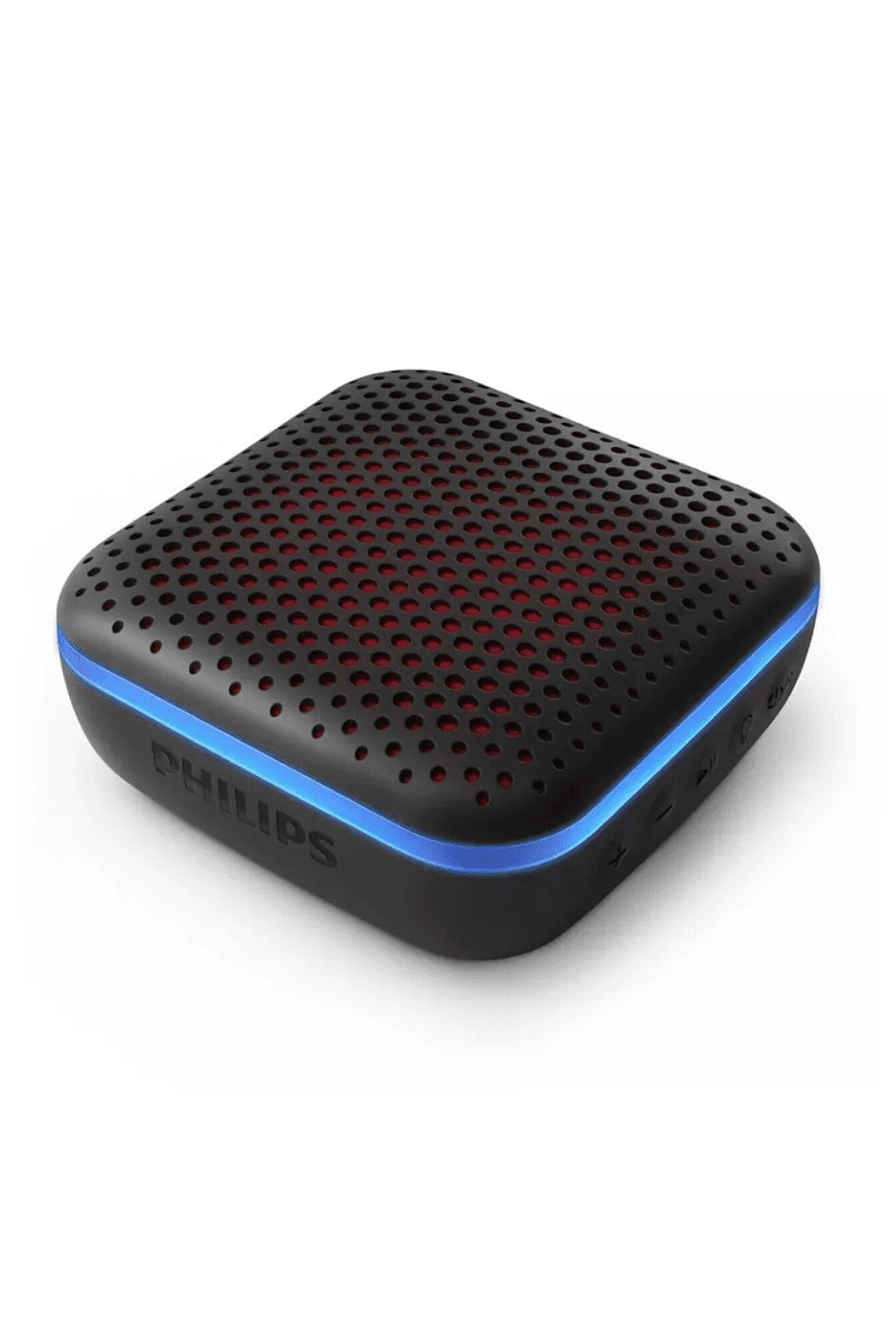 Parlante Bluetooth Philips TAS2505/00 negro con luz azul