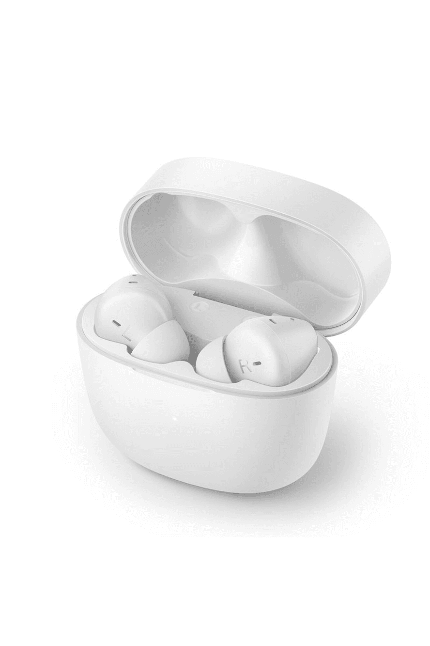 Estuche de carga blanco de los auriculares Philips TAT2206/00