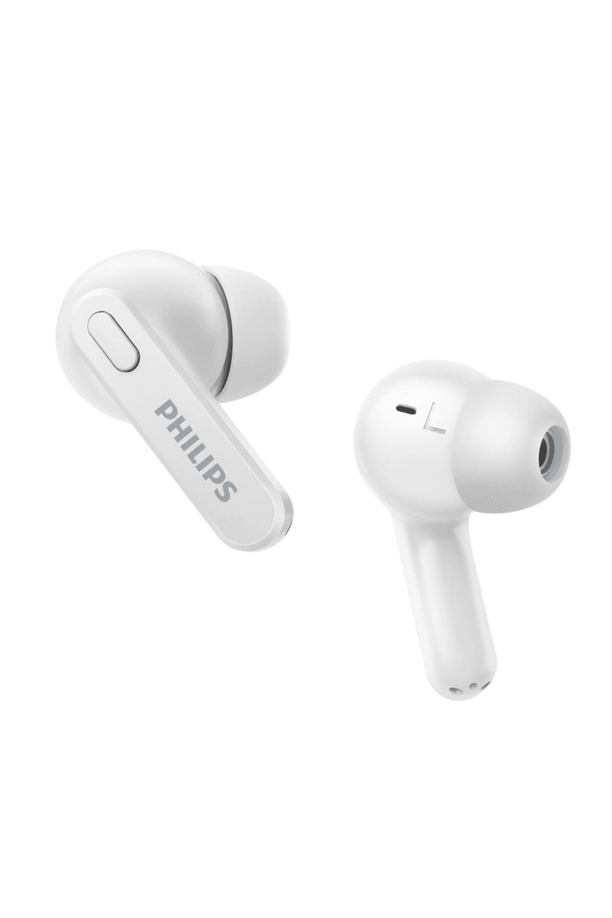 Detalle de los auriculares Philips TAT2206/00 blancos