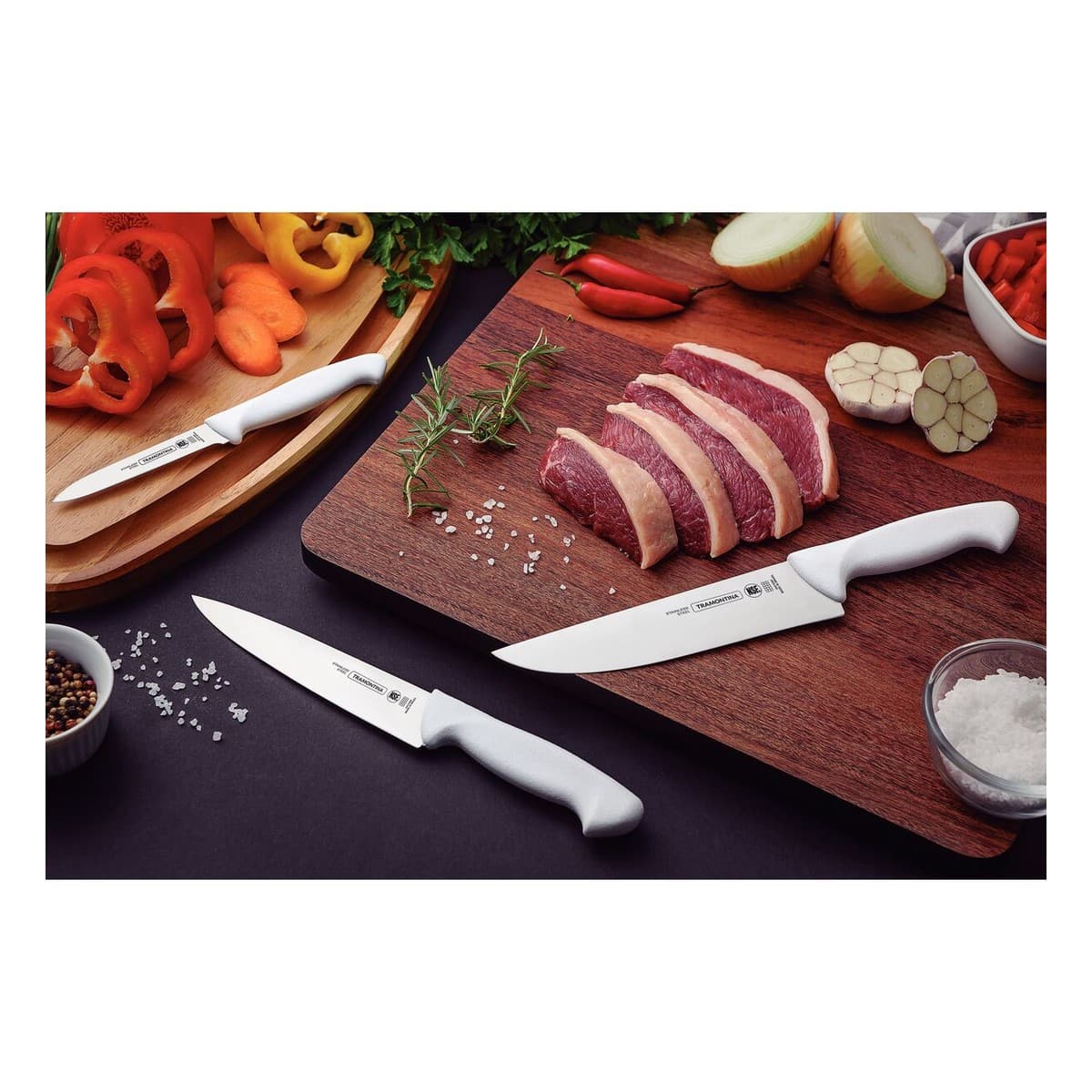 Cuchillo Utility Tramontina Premium | 6 y 8 pulgadas