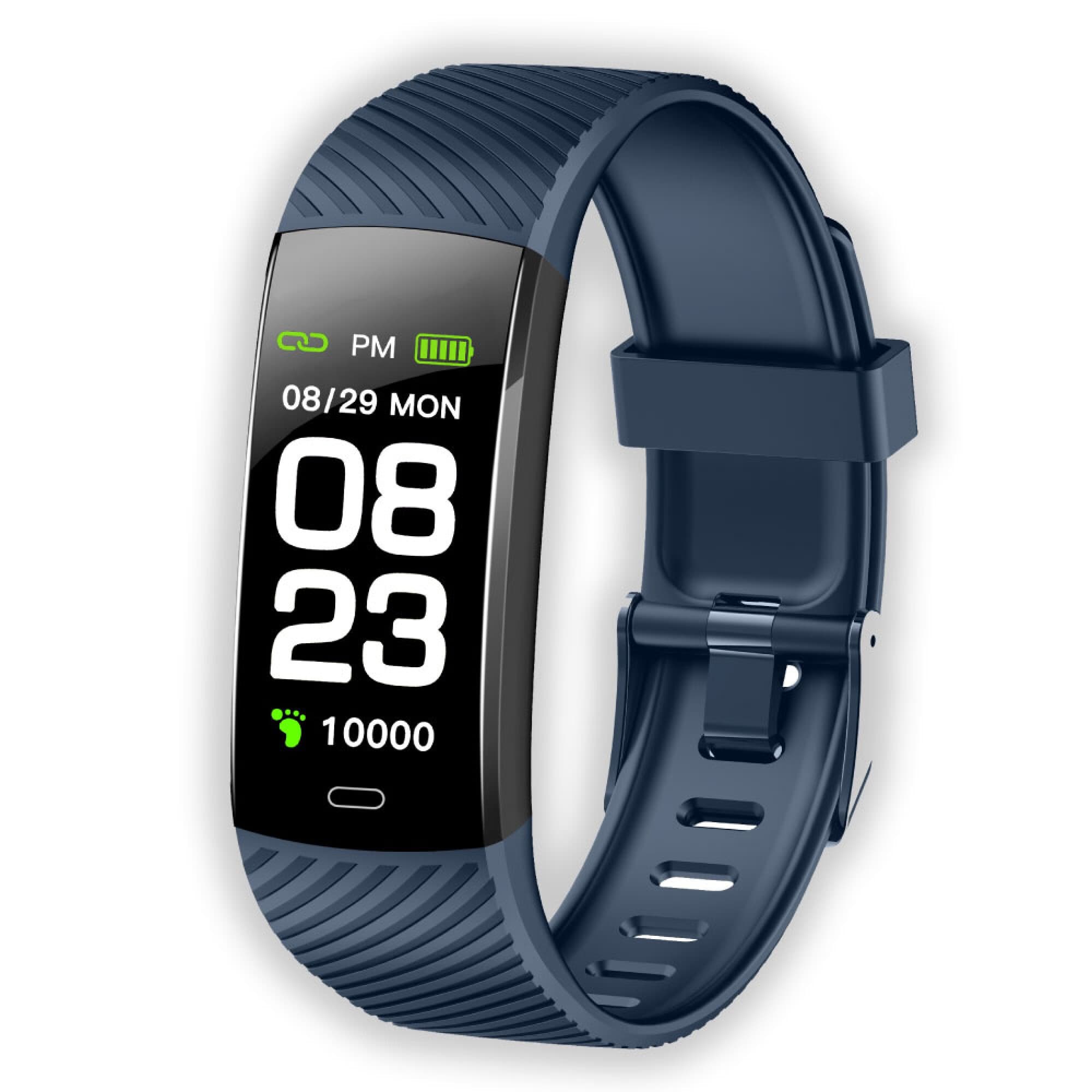 Smartwatch pulsera XION X-WATCH55 con malla azul