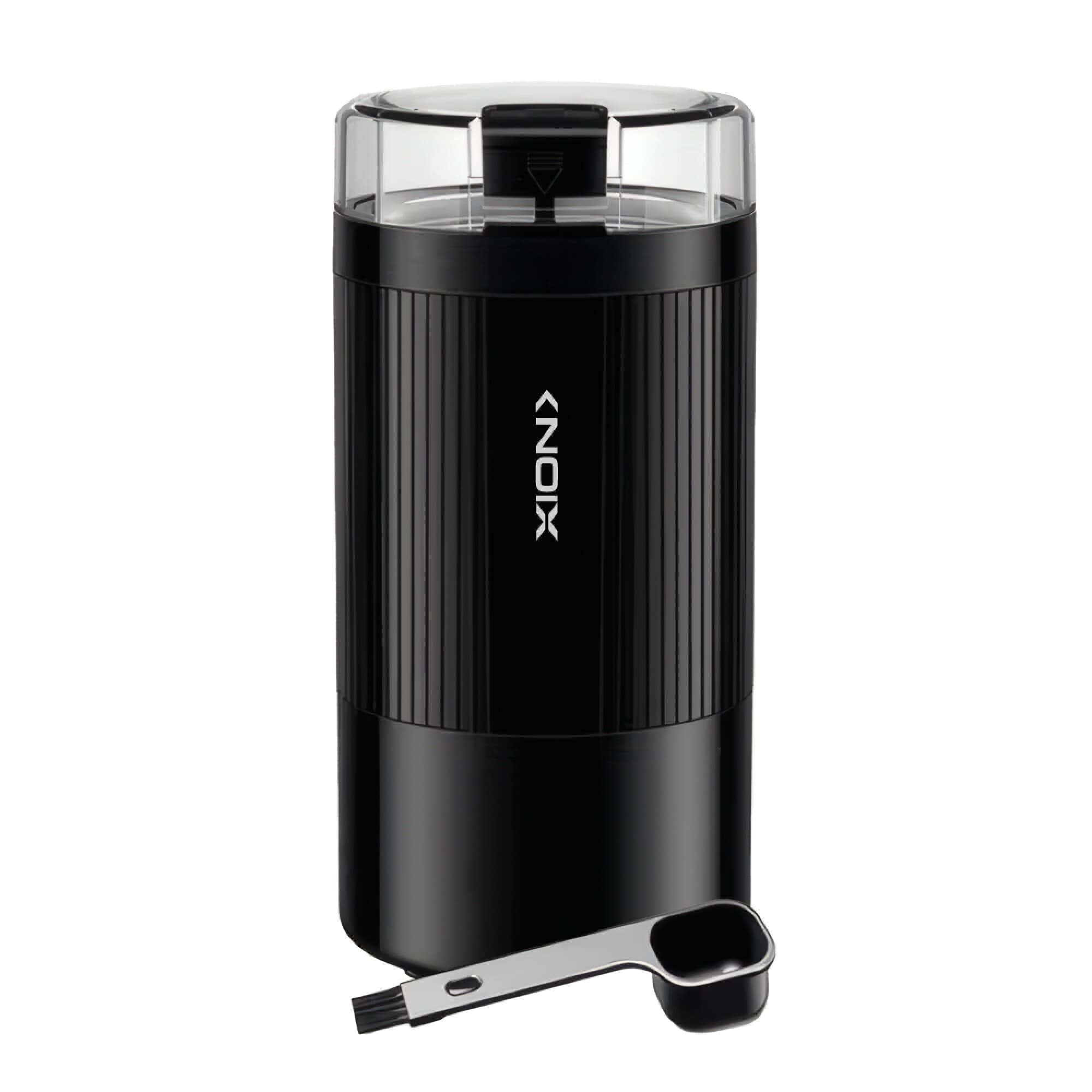 Molinillo de café eléctrico XION XI-CMG50 negro con cucharita