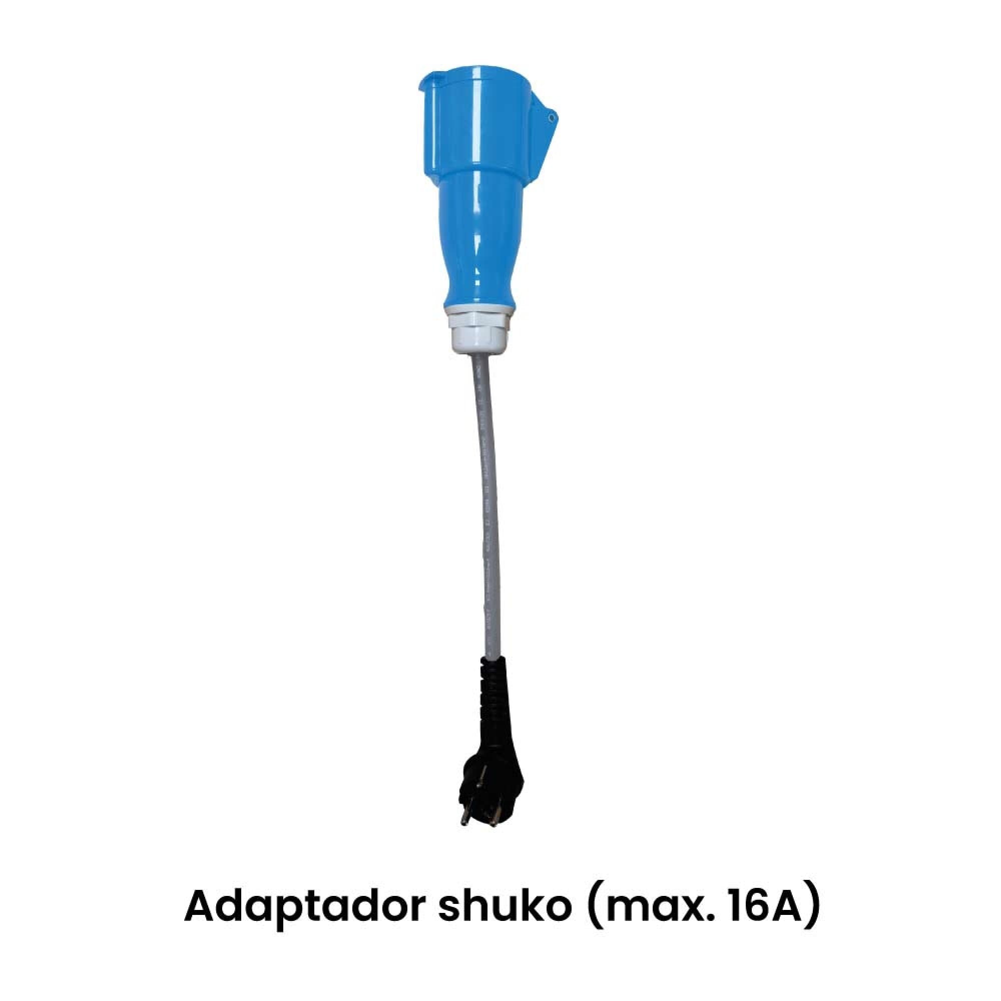 Adaptador Schuko de hasta 16 A del cargador XION XI-EV7PORT