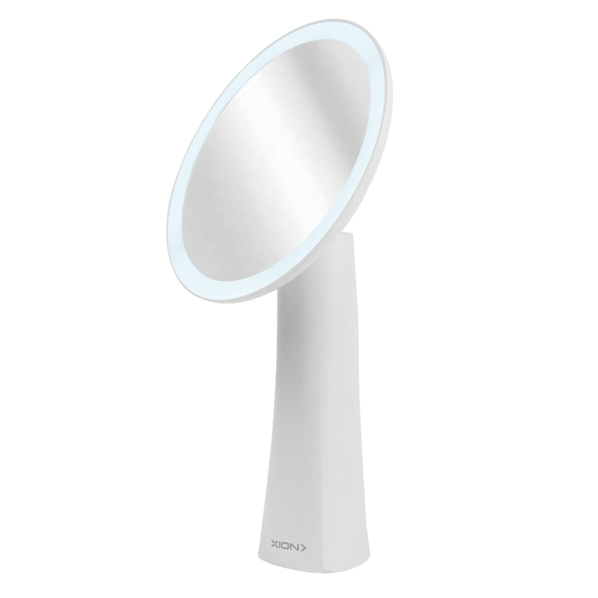 Espejo de maquillaje LED XION XI-MAKEUP4 blanco con pie vertical