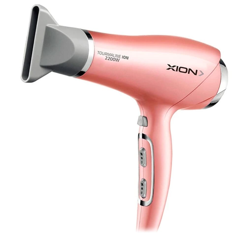 Secador de pelo iónico XION XI-SE2205ION rosa, vista lateral