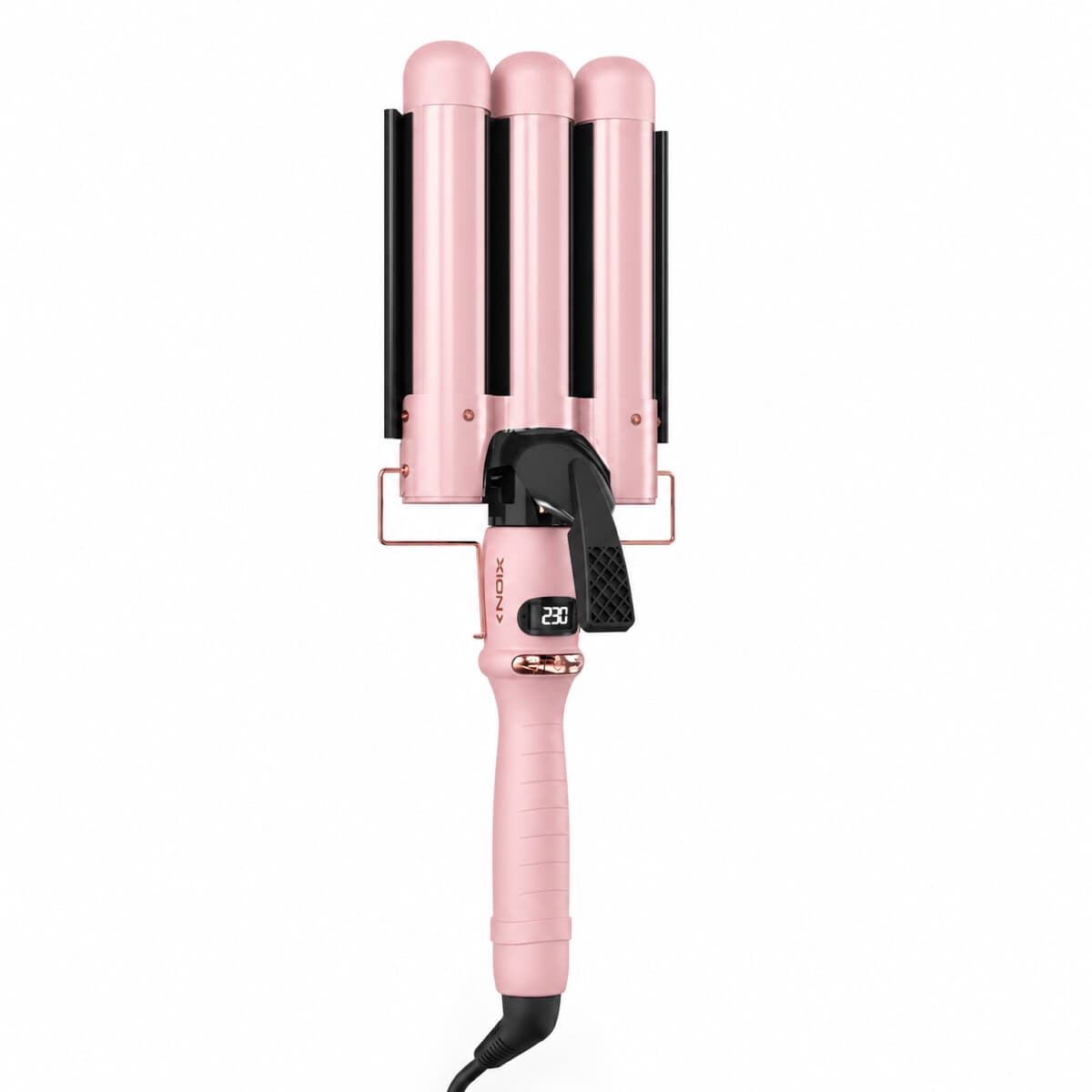 Ondulador de pelo triple XION XI-WAVE32 rosa
