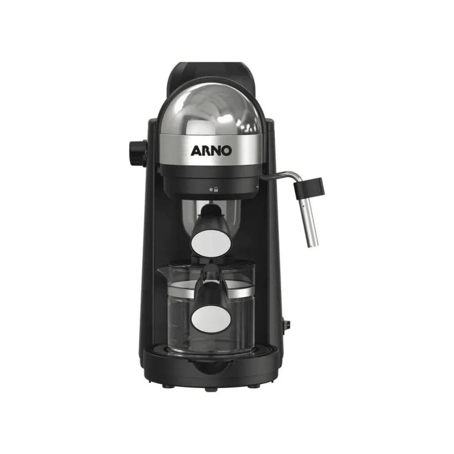 Cafetera espresso Arno Mini Espresso XP1728B2 negra con boquilla de vapor