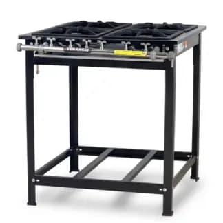 Anafe 4 Hornallas Venancio Industrial Fuegos 2 Dobles y 2 Simples Venancio E4D2 Principal