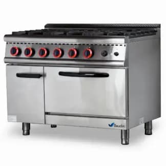 Cocina 6 Hornallas Industrial Lundar LGR-76V