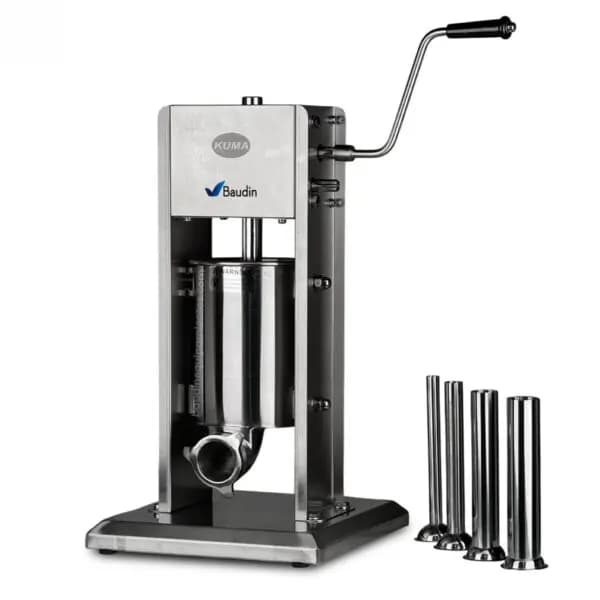 Embutidora Manual 3 Litros Acero Inoxidable Profesional Kuma VSS3