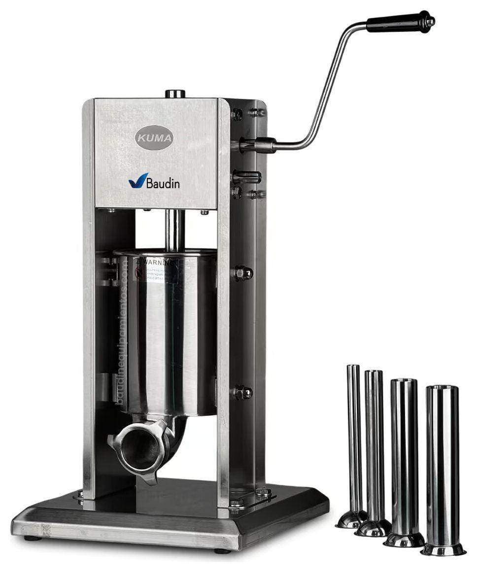 Embutidora Manual 3 Litros Acero Inoxidable Profesional Kuma VSS3