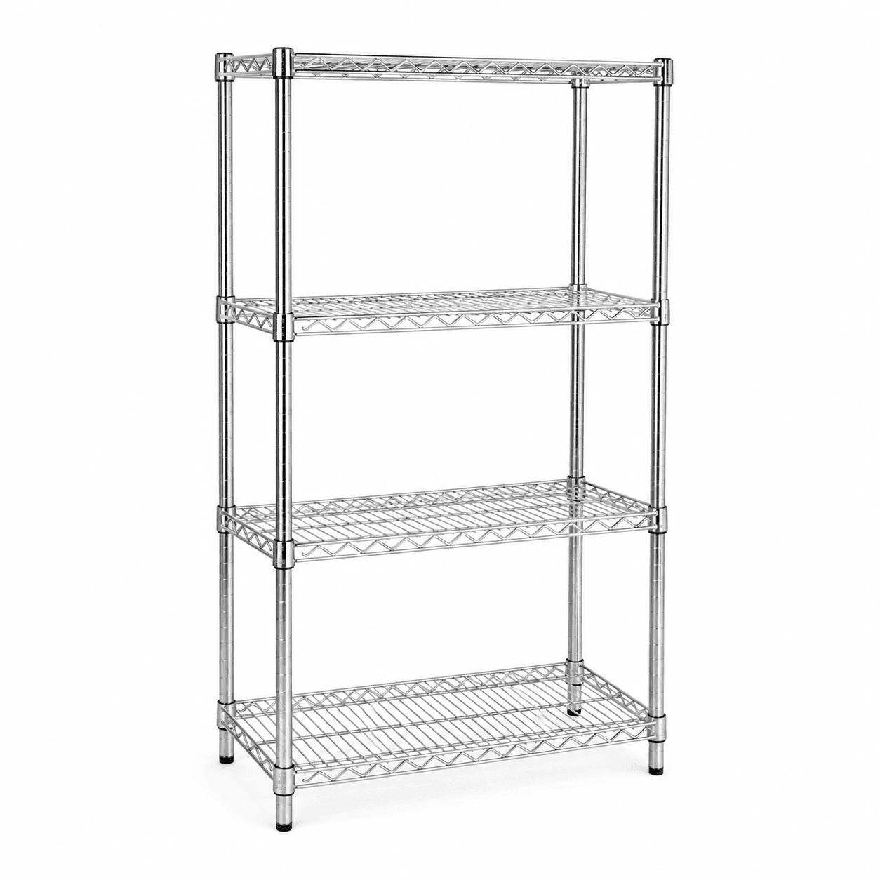 Estantería Cromada 90 cm 4 estantes Kuma EC-90