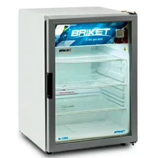 Expositor Vertical Chico Frigobar Puerta de Vidrio Briket Master 1200 Baudin V2