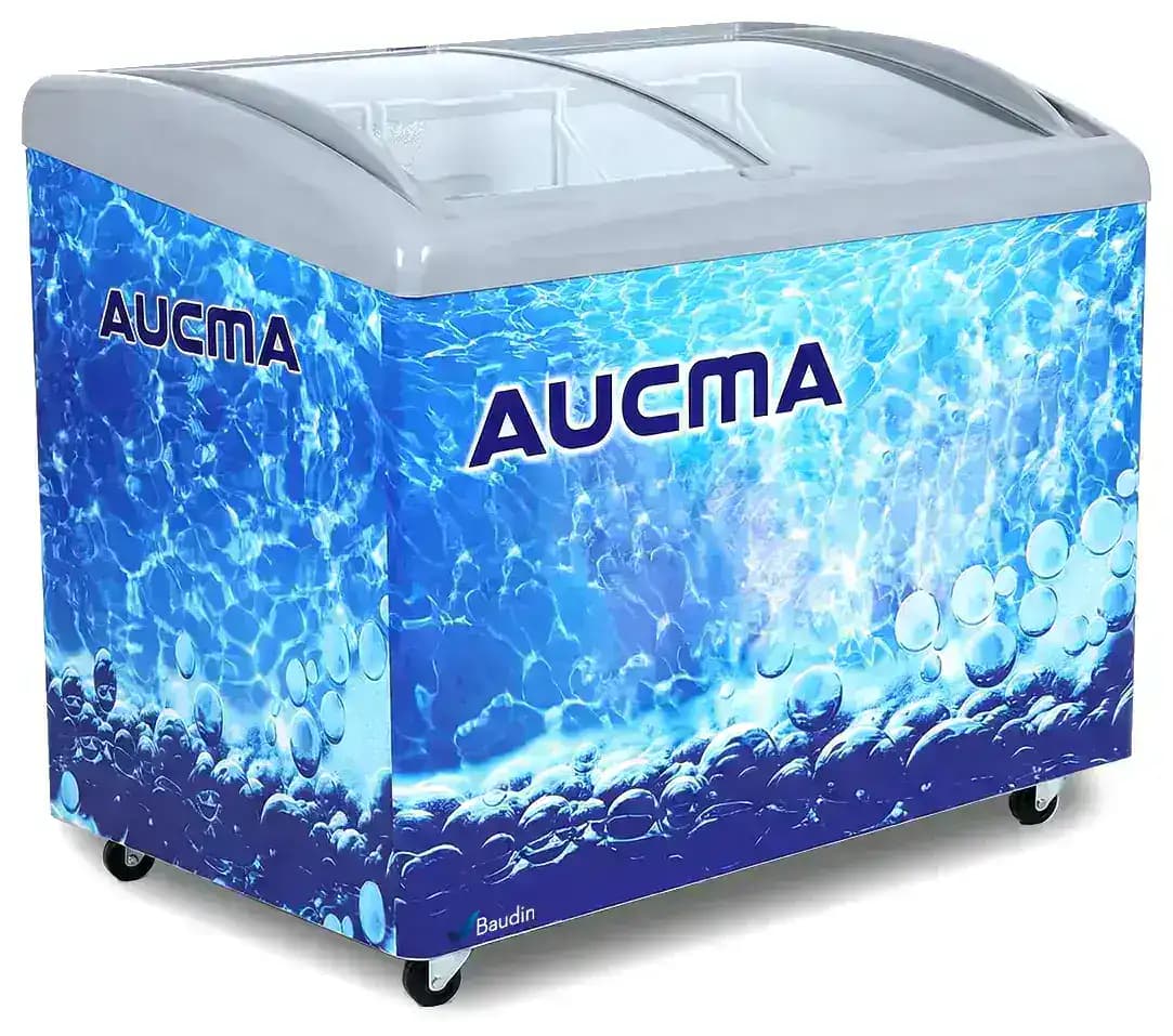 Freezer Horizontal Vidrio Curvo 282 Lts Aucma SD-282 Baudin