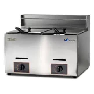 Freidora a gas 6 + 6 Litros Demet GF-72 Baudin