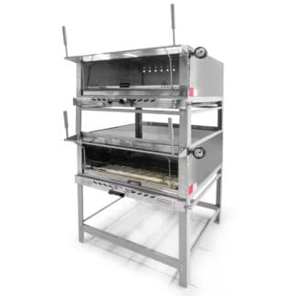 Horno pizzero 90x90 gas Doble | Metvisa FLGGD90