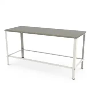 Mesa de Acero Inoxidable 160 x 60 cm sin estante | Braesi MBR-015