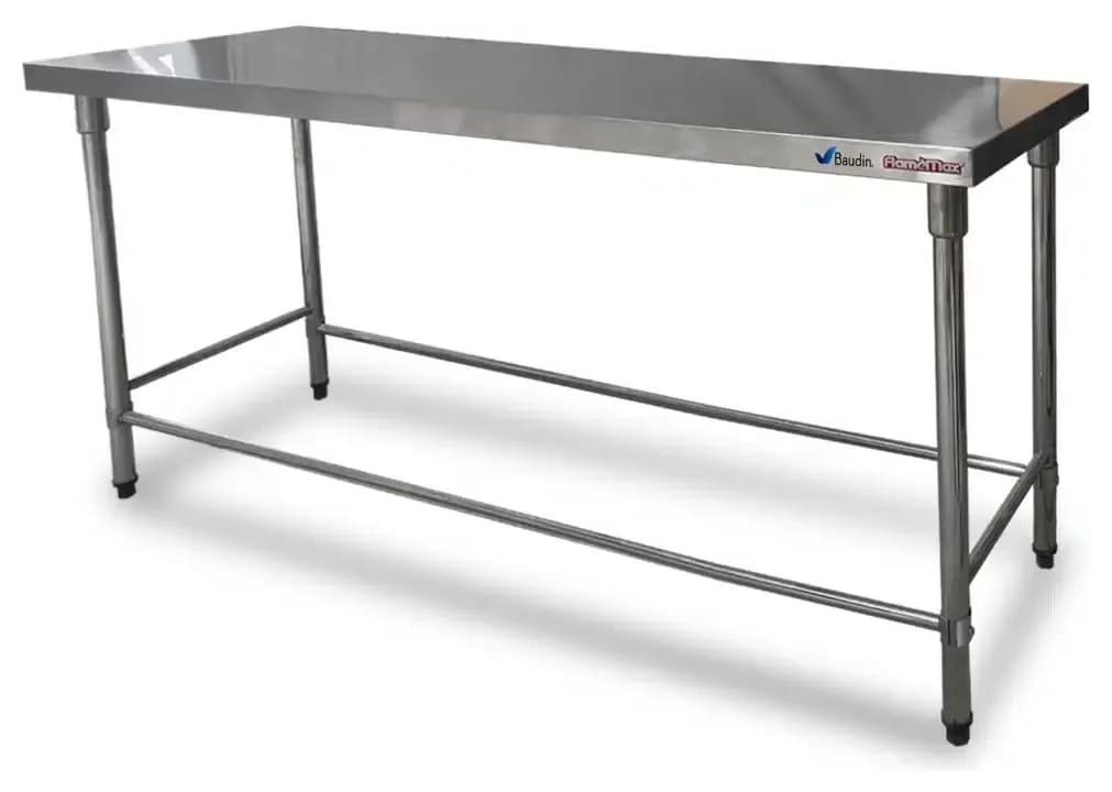 Mesa de Acero Inoxidable 150 x 60 cm Sin Estate | Flamemax HWT-1-615