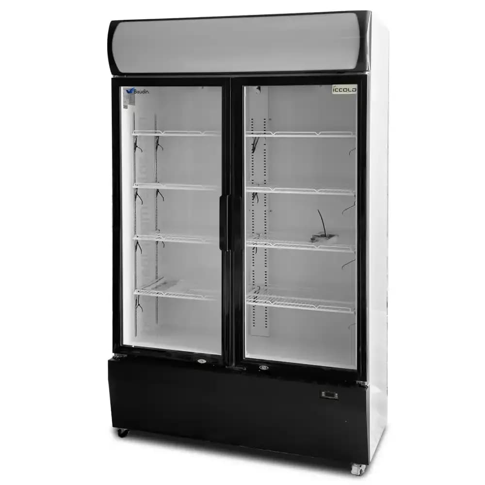 Visicooler 2 puertas Batientes de Vidrio Templado Iccold FC-LS112AHA