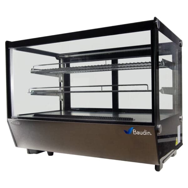 Vitrina sobre mostrador refrigerada 160 Litros Vidrio Recto