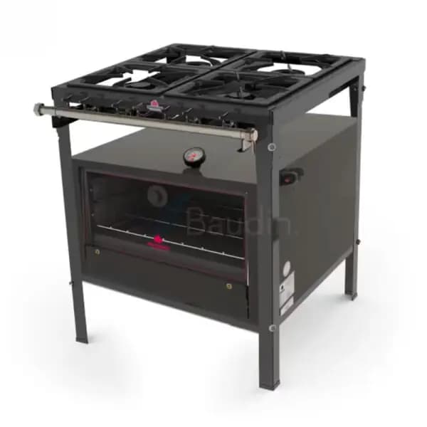 Anafe 4 hornallas Horno piso de piedra | PMS-400 + FSP-6800AT