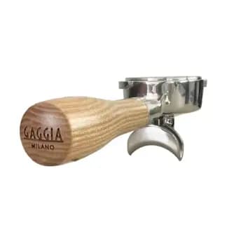 PortaFiltro 58 mm Gaggia Milano mano madera de fresno