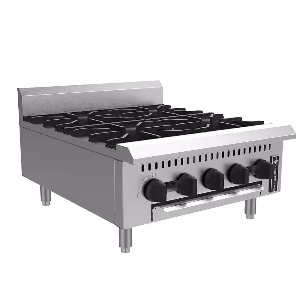 Anafe 4 fuegos profesional Venancio Prime PFI04G-ME Principal