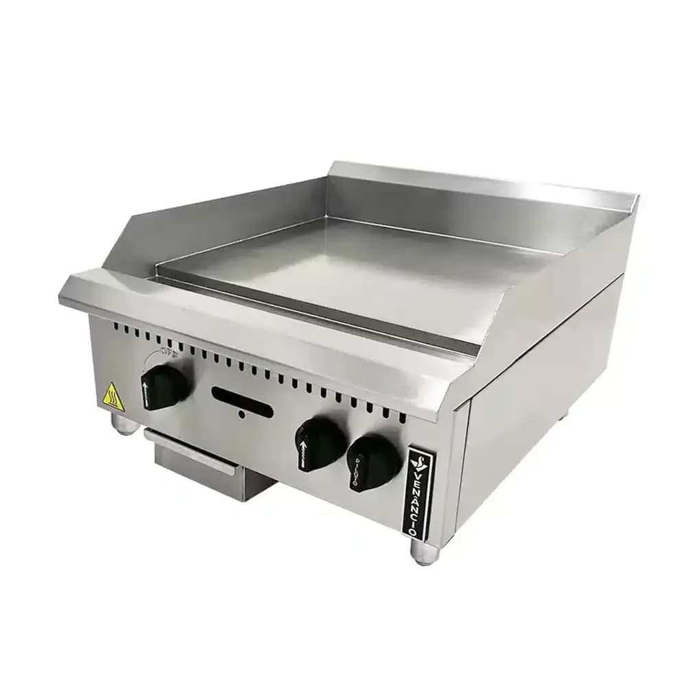 Plancha a gas profesional Acero Inoxidable 60 cm Venancio Prime PCM060G-ME