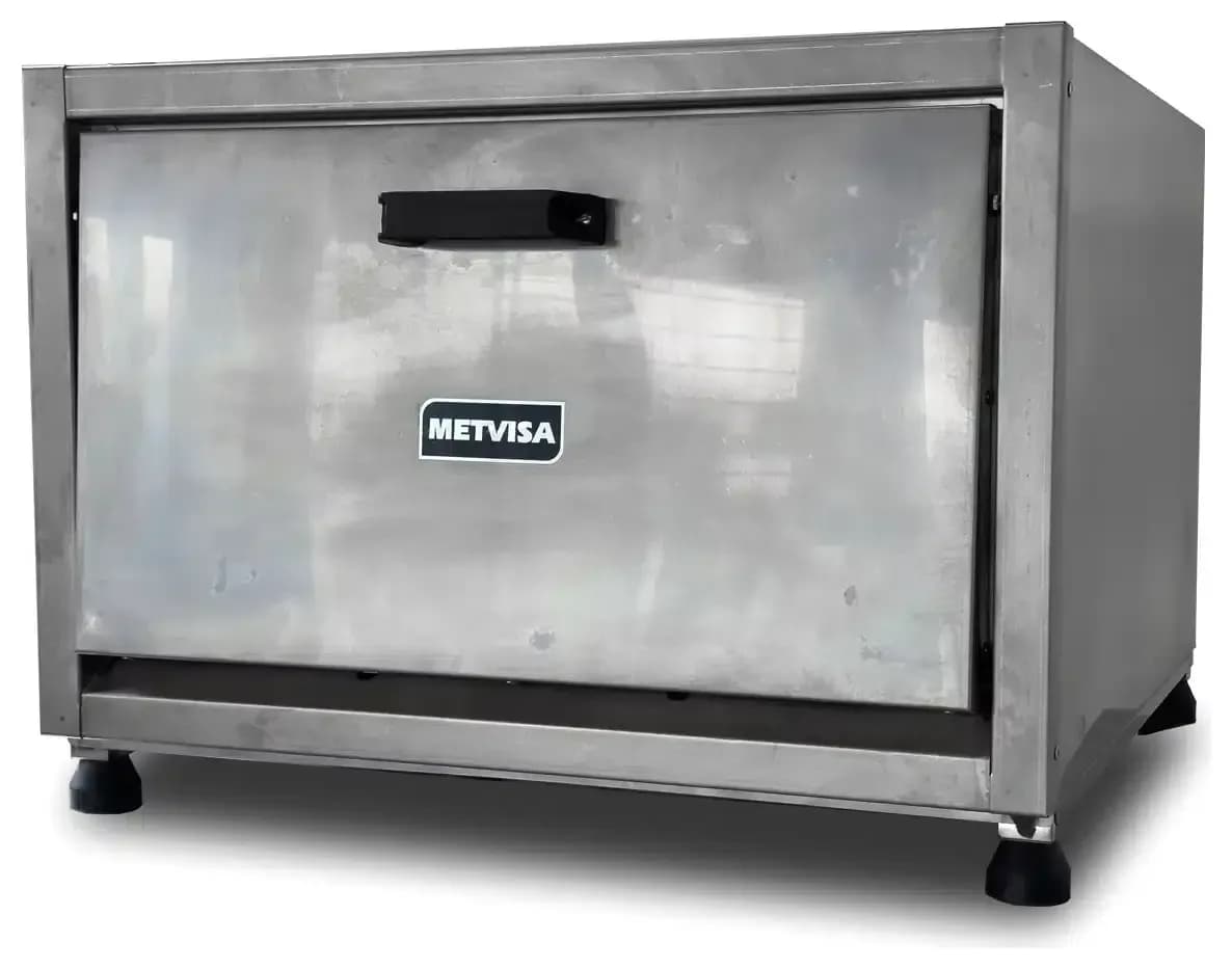 Horno a gas 90 Litros Puerta Ciega Metvisa FMI.90B Acero Inoxidable