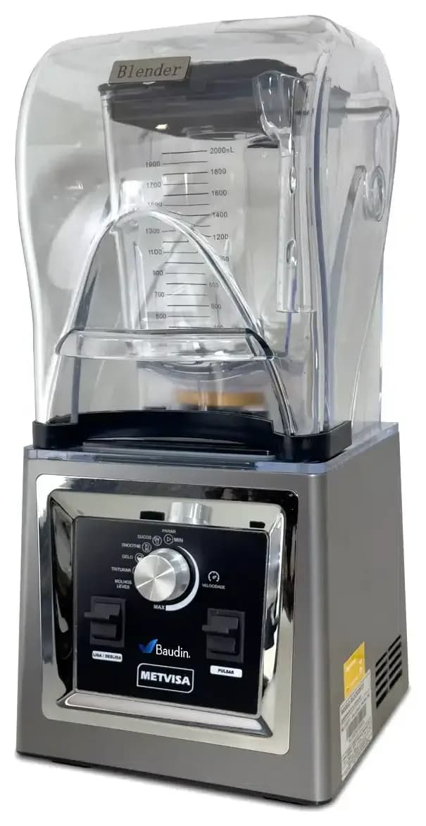 Licuadora con Cupula 2 Litros Profesional Metvisa BL212