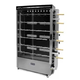 Spiedo para 30 Pollos con 6 espadas Metvisa ASER-60